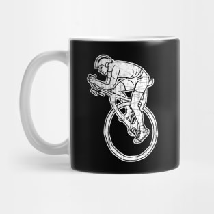 Crazy High Speed Long Distance Unicycle Rider Gift Idea Mug